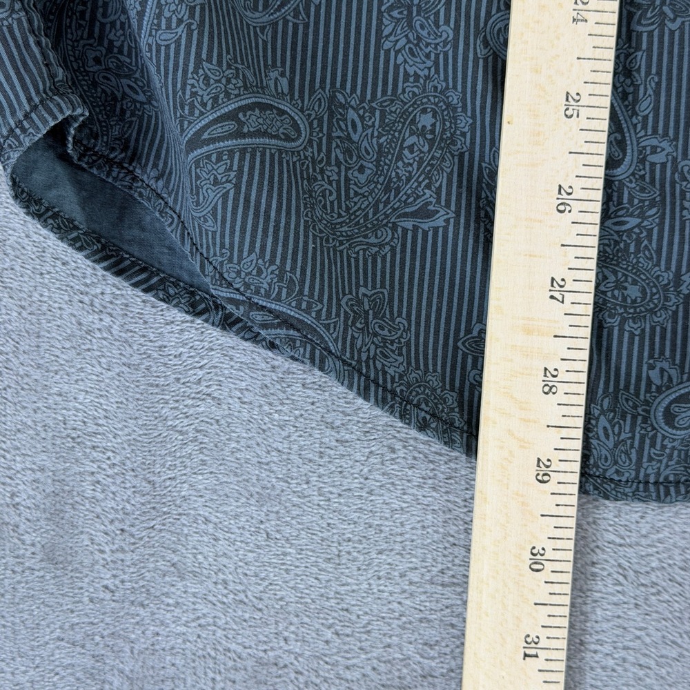 Cody James Shirt Mens Large CMH16W9 Regular Fit Grey Paisley Western EUC - Picture 5 of 11